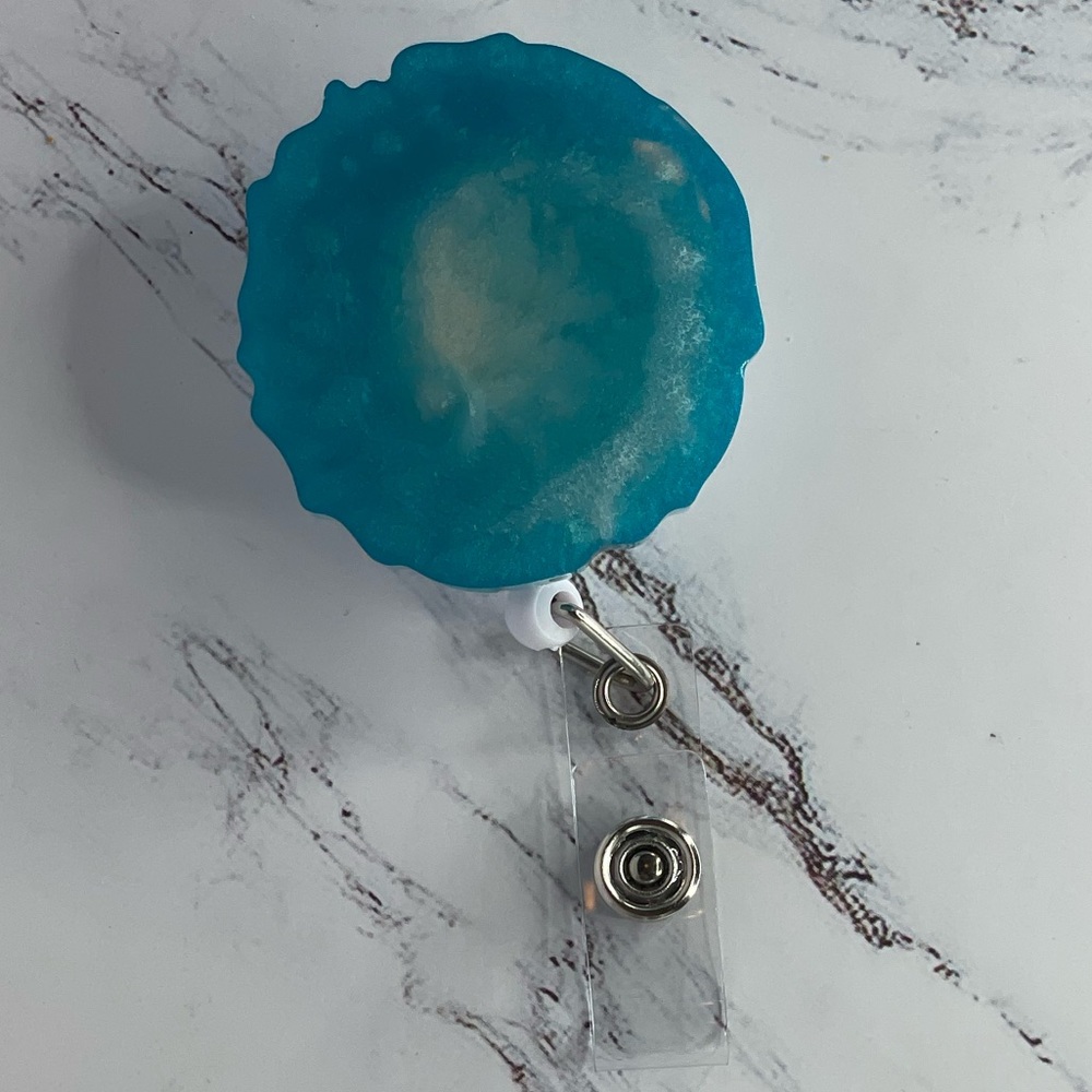 Handmade Resin Badge Reel | Retractable